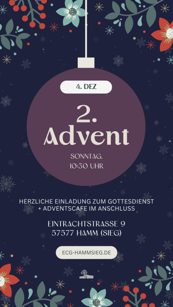 2 Advent ECG Hamm Sieg Weihnachten 2022