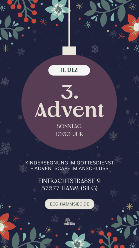 3 Advent ECG Hamm Sieg Weihnachten 2022