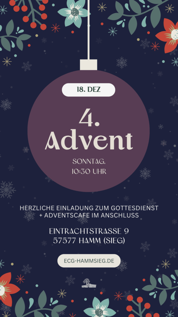 4 Advent ECG Hamm Sieg Weihnachten 2022