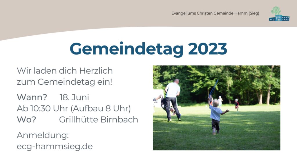 Gemeindetag 2023